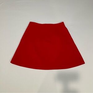 Red Express a-line skirt
